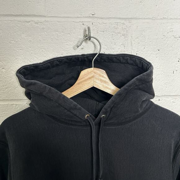 Supreme Gradient Sleeve Logo Hooded Sweatshirt “Black” FW18 - Picture 5 of 14